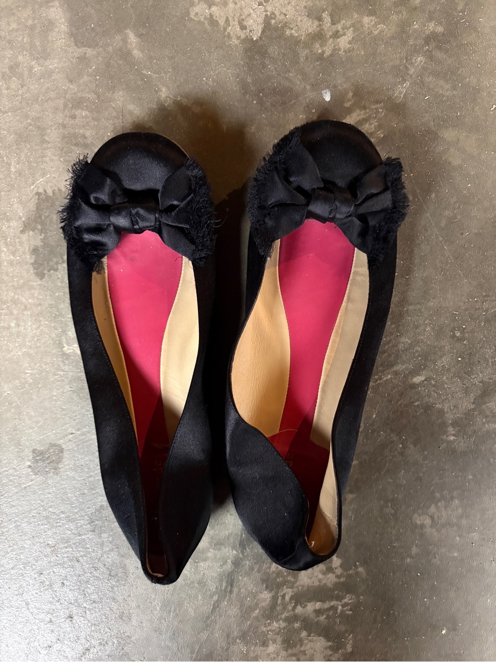 Kate Spade Peggy Satin Bow Flats